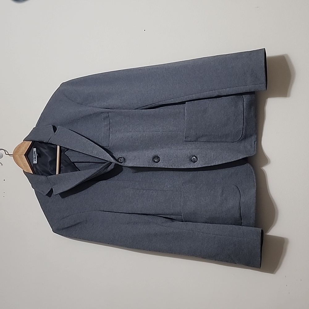 Cintas Men's Grey Blazer